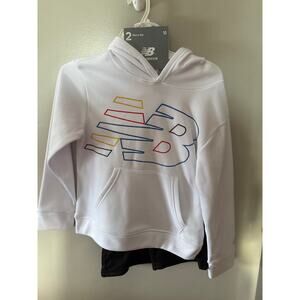 New Balance Boys Size 10 hoodie and short set